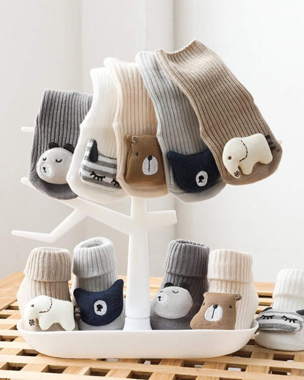 Alternative view of Anti-Slip Baby Floor Socks with Cute Animal Prints