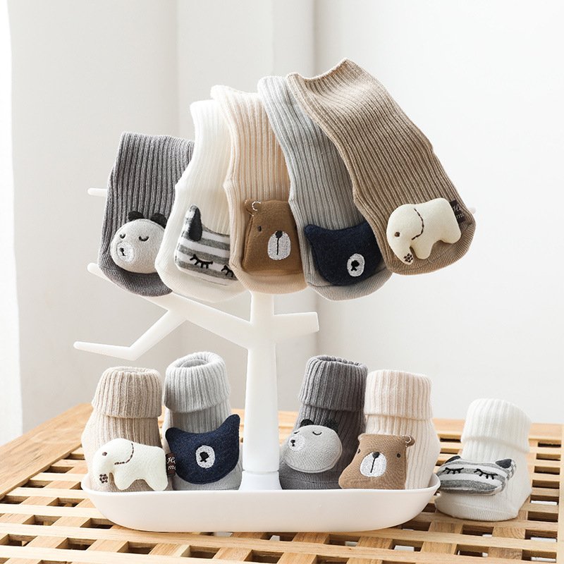 Anti-Slip Baby Floor Socks with Cute Animal Prints - Image 2