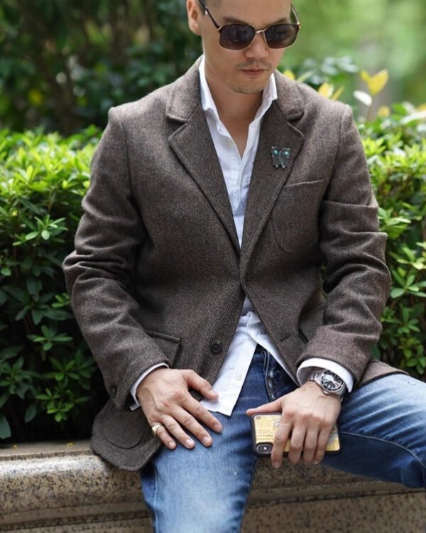 British Retro Wool Coat - Image 3