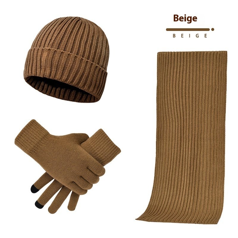 Knitted Winter Set- Hat, Scarf & Gloves - Image 9