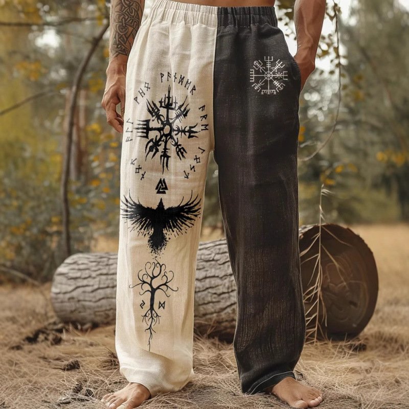 Loose-fitting Linen Wide-leg Pants