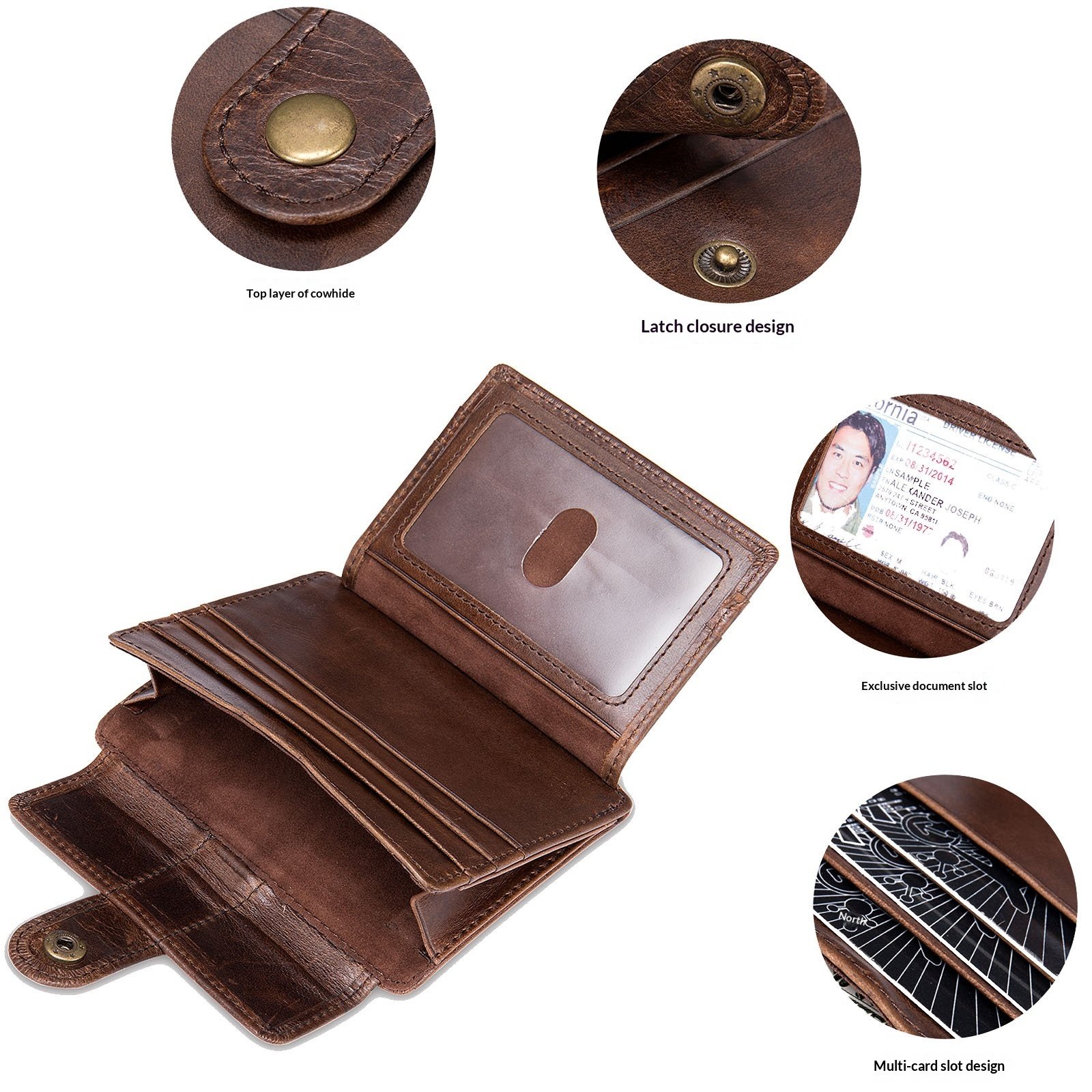 Everyday Minimal Leather Wallet - Image 3