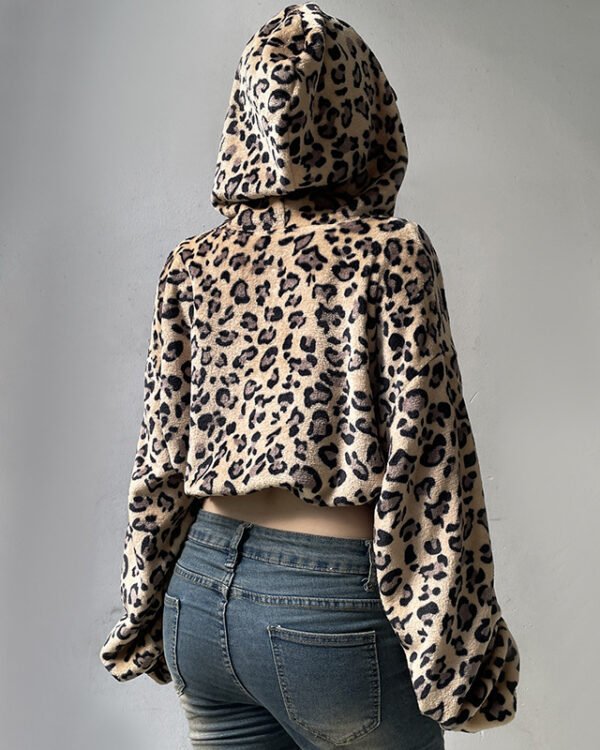 Alternative view of New All-matching Hooded Zip Cardigan Tops Women