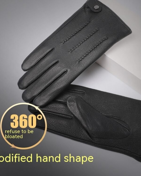 Alternative view of Fleece-lined Leather Gloves - Winter Luxe