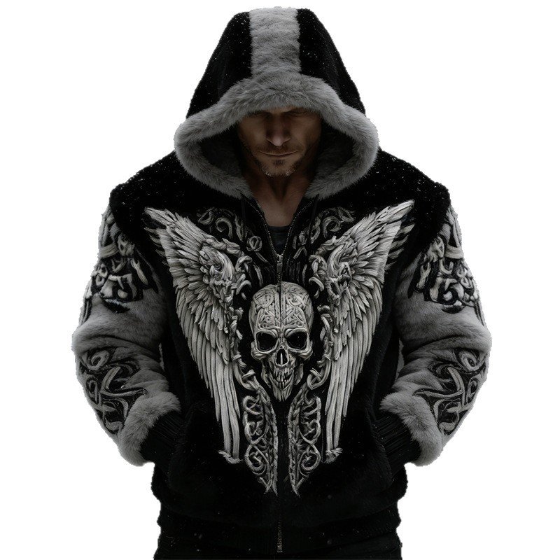 Hooded Knit Zip-Up Cardigan - Image 6