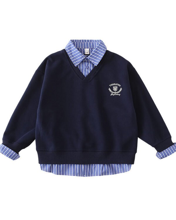 Sibling Match Patchwork Knit Set - Image 4