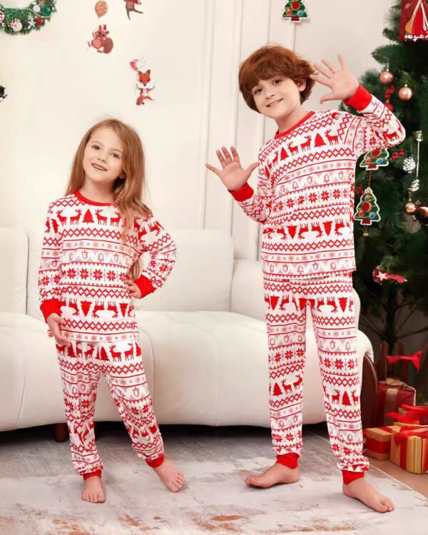 Family Holiday Knit Pajama Set - Image 5