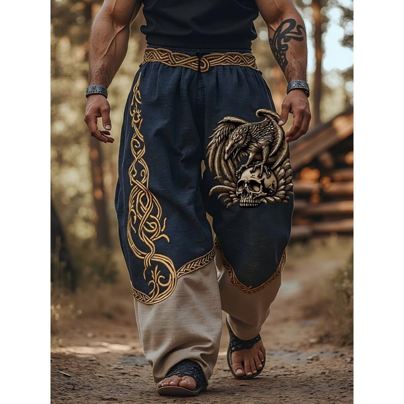 Stylish Loose-fitting Wide-leg Pants - Image 3