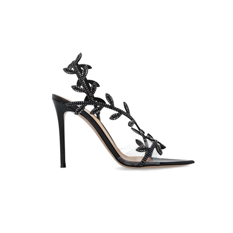 Leaf-Strap Stiletto Heels | After Dark - Image 2