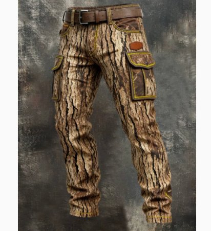 Punk Utility Camo Work Pants - Image 4