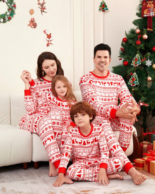 Family Holiday Knit Pajama Set - Image 4
