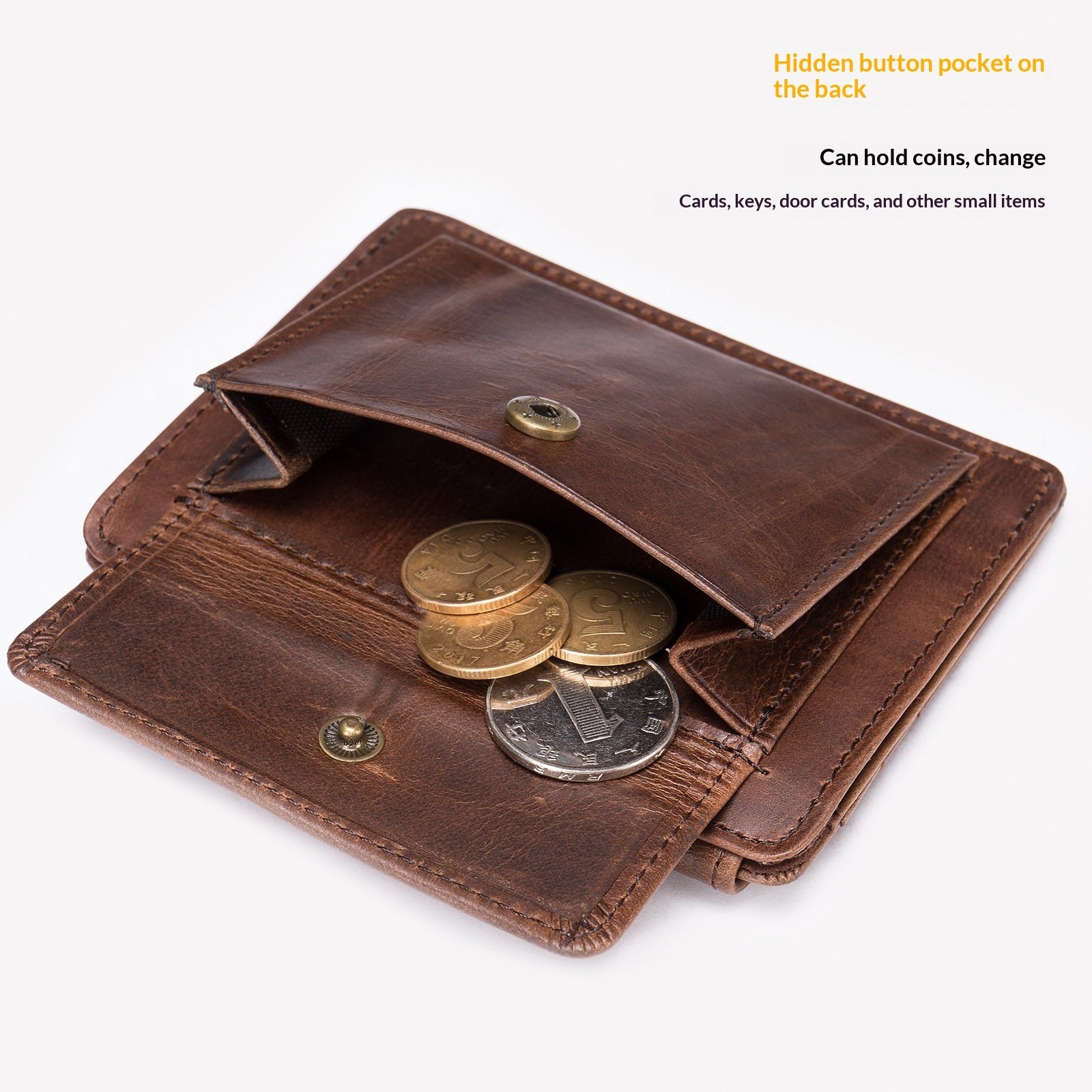 Everyday Minimal Leather Wallet - Image 8