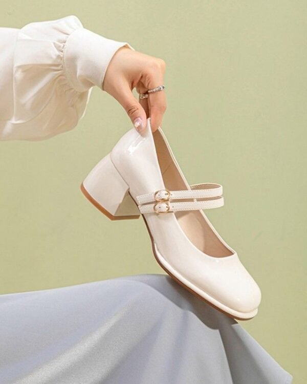 Alternative view of French Mary Jane Block Heels | After Dark