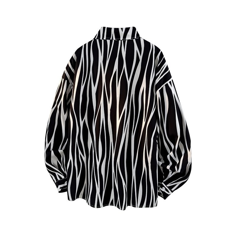 Relaxed Striped Cottton Shirt - Image 7