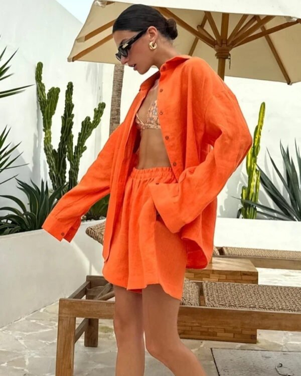 Relaxed Summer Shirt & Short Set