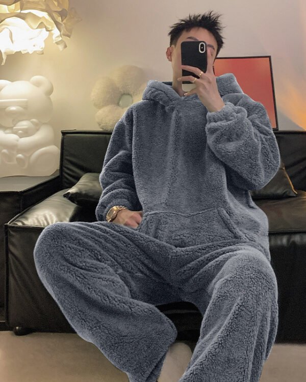 Alternative view of Men's Flannel Coral Fleece Lounge