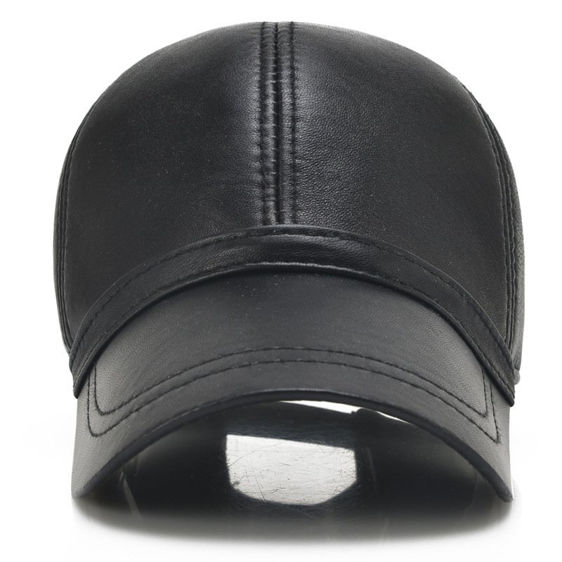 Sheepskin Leather Baseball Cap - Image 6