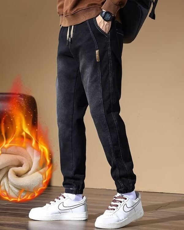 Alternative view of Fleece-Lined Winter Joggers