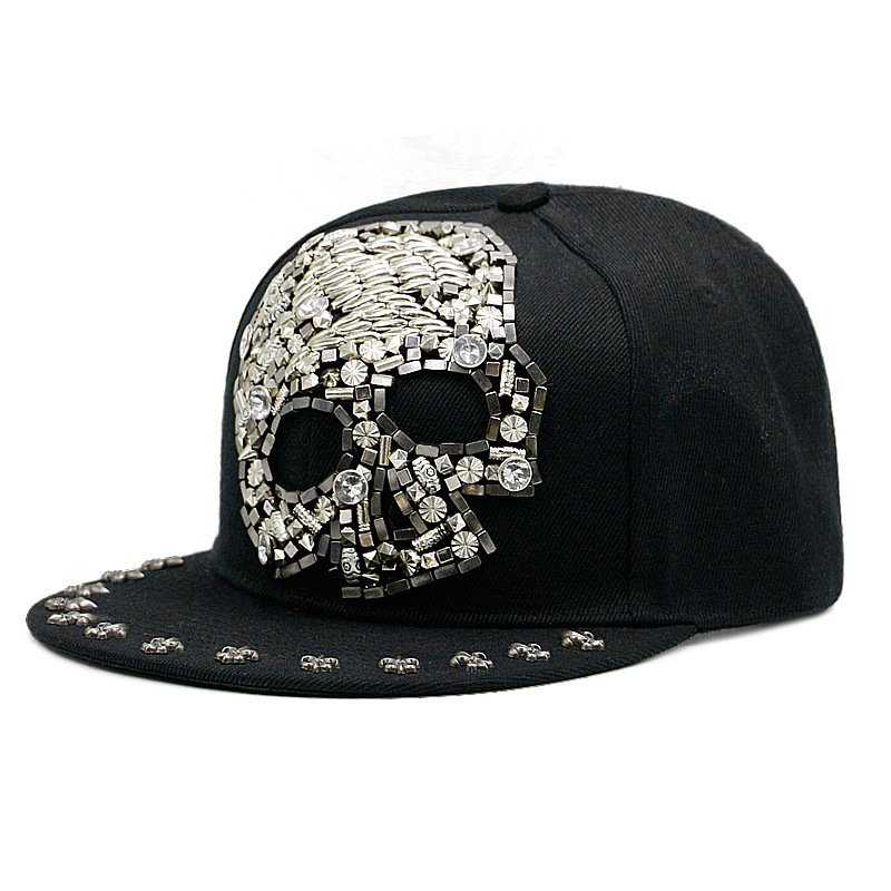 Harajuku Skull Rivet Cap