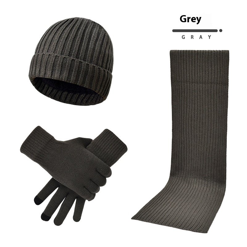 Knitted Winter Set- Hat, Scarf & Gloves - Image 7