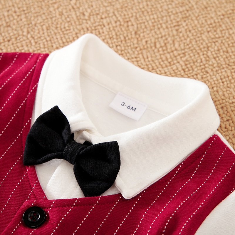 Baby Formal Vest Romper Set - Image 6