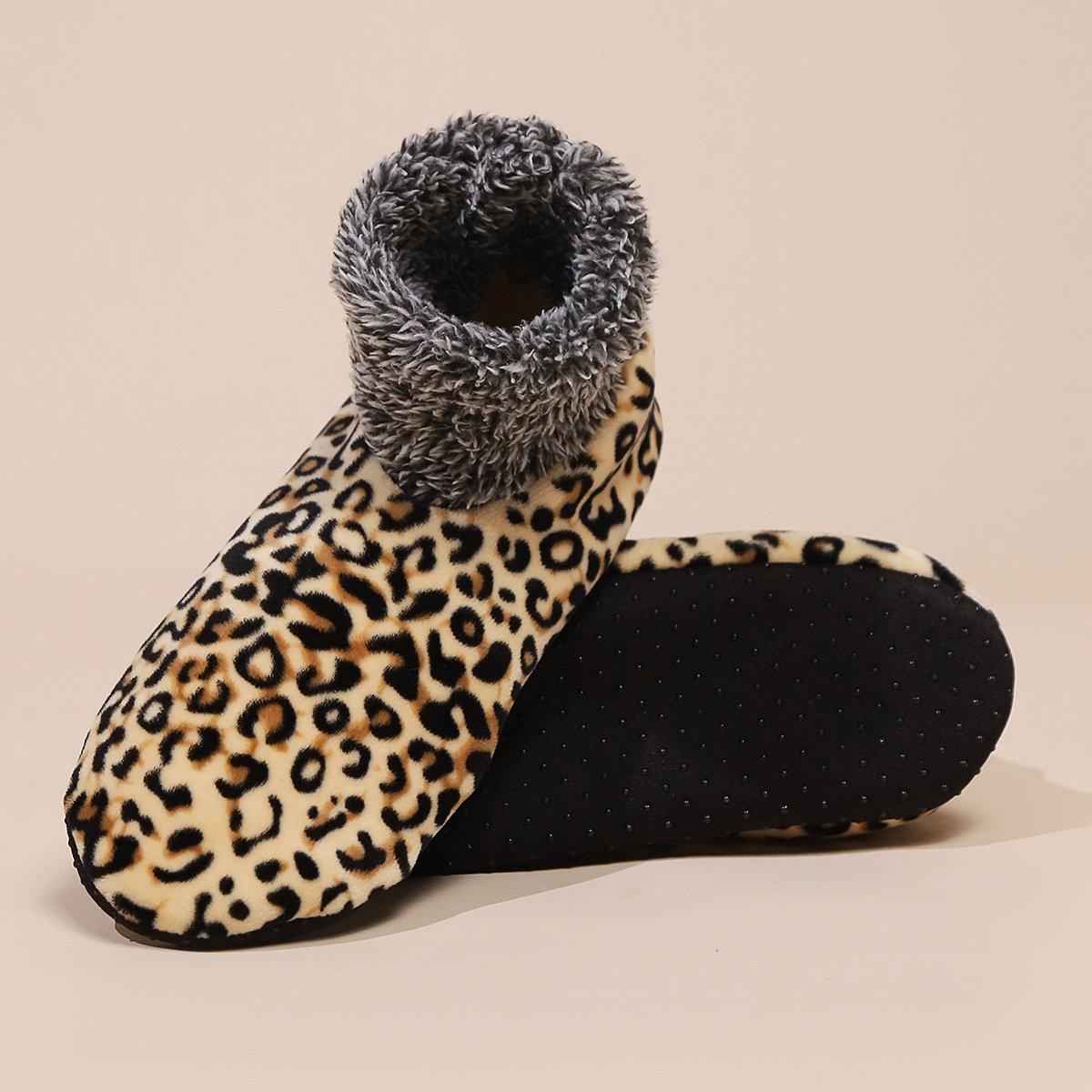 Leopard Knit Winter Socks. - Image 8