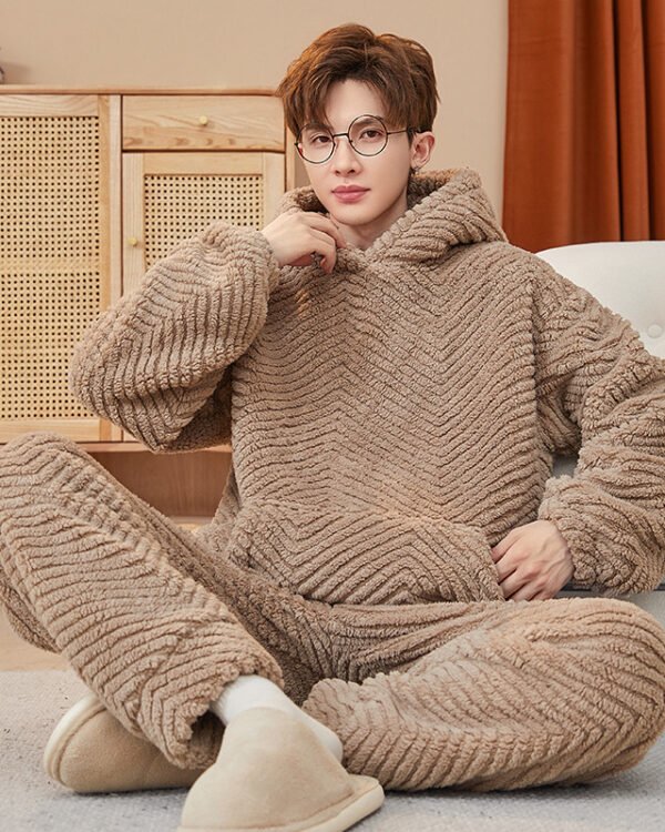 Men's Flannel Coral Fleece Lounge