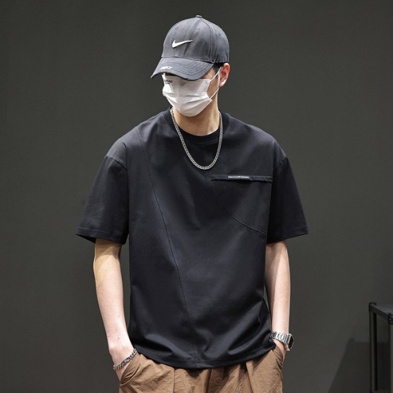 Minimal Relaxed Cotton Tee - Image 4