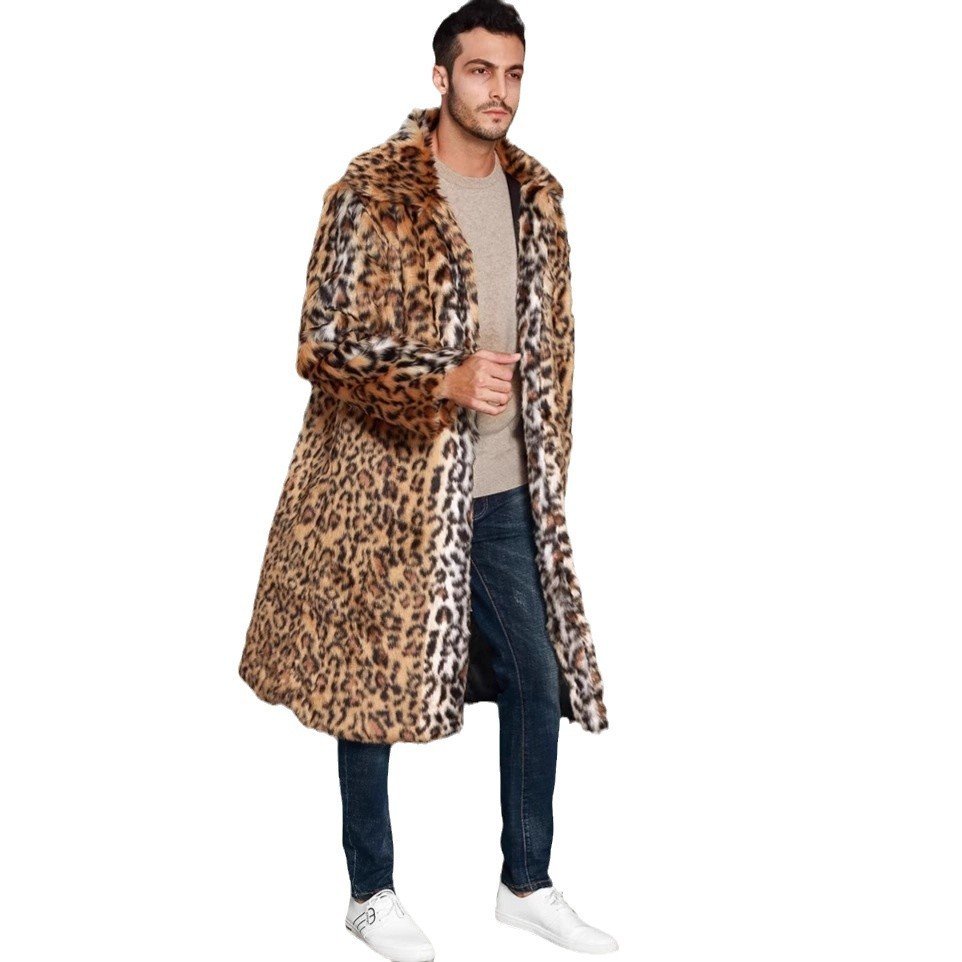 Leopard Faux Fur Coat - Image 5