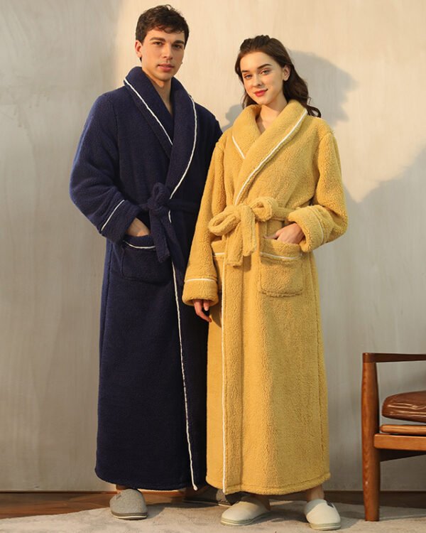 Velvet Winter Bathrobe Set