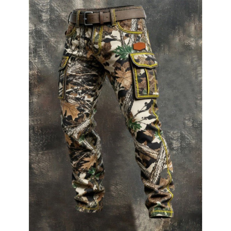 Punk Utility Camo Work Pants - Image 6