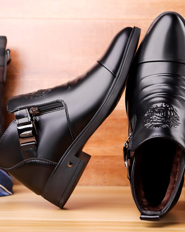 Alternative view of Retro Chain Detail Ankle Boots