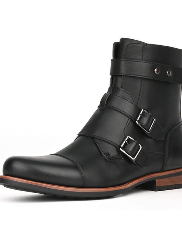 Alternative view of Minimal Buckle Zip Boots, Winter Picks