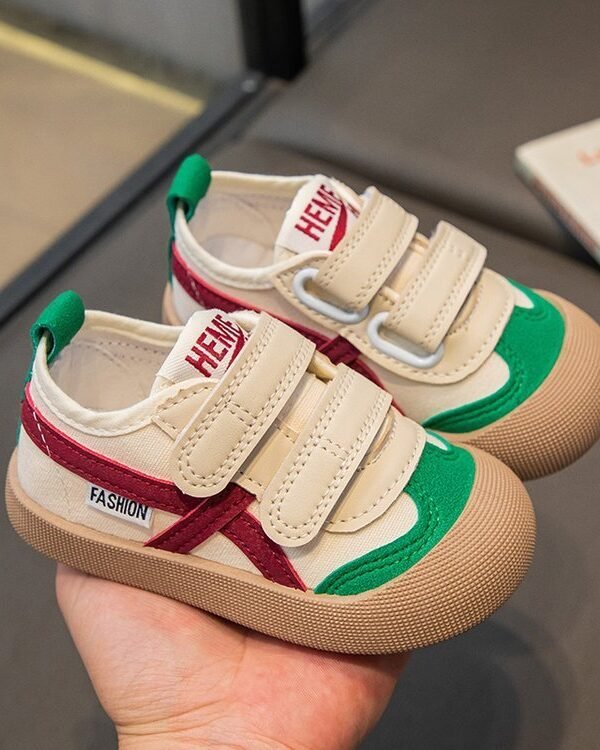 Alternative view of Korean Canvas Strap Sneakers | Kids Casual