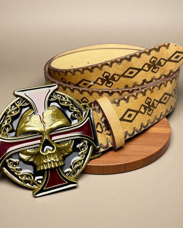 Vintage Punk Skull Buckle Belt