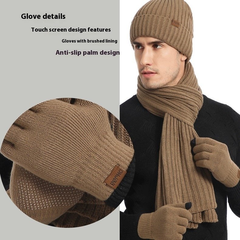 Knitted Winter Set- Hat, Scarf & Gloves