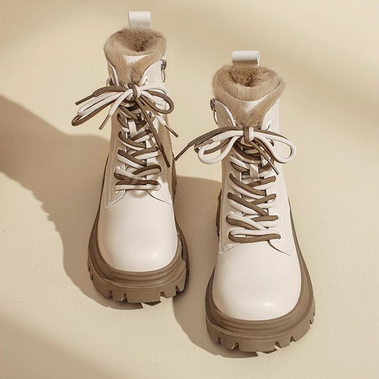 Fleece-lined Winter Combat Boots - Image 3