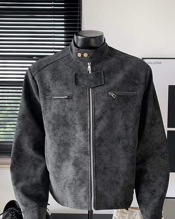 Alternative view of Vintage Biker Leather Jacket