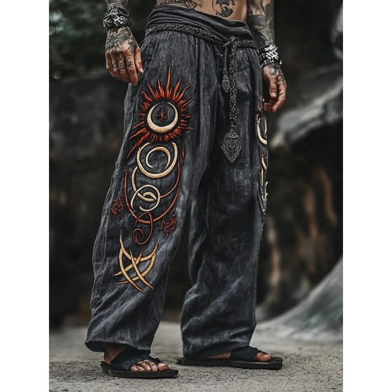 Loose-fitting Linen Wide-leg Pants - Image 8