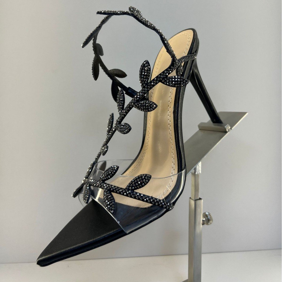 Leaf-Strap Stiletto Heels | After Dark - Image 3