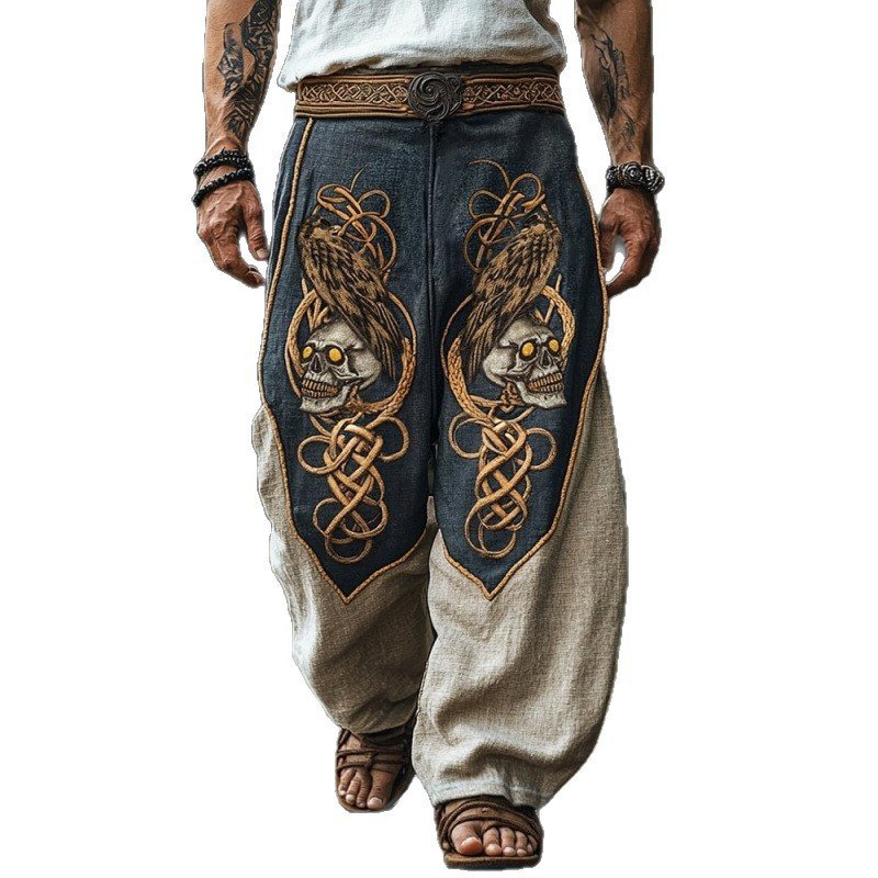 Loose-fitting Linen Wide-leg Pants - Image 4