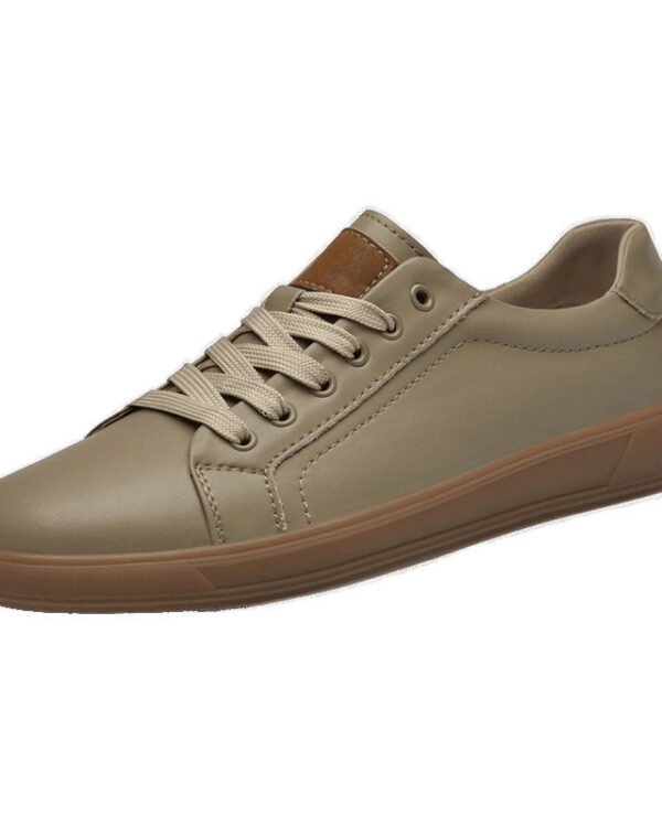 Alternative view of Spring Leather Lace Up Low-Top Casual Shoes | Casual