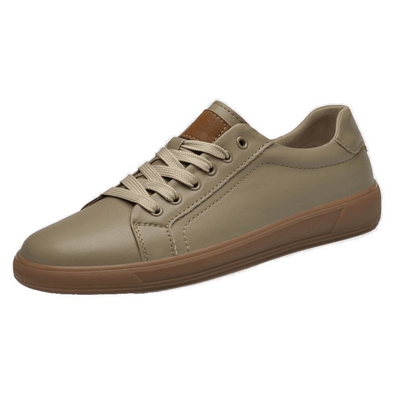 Spring Leather Lace Up Low-Top Casual Shoes | Casual - Image 2
