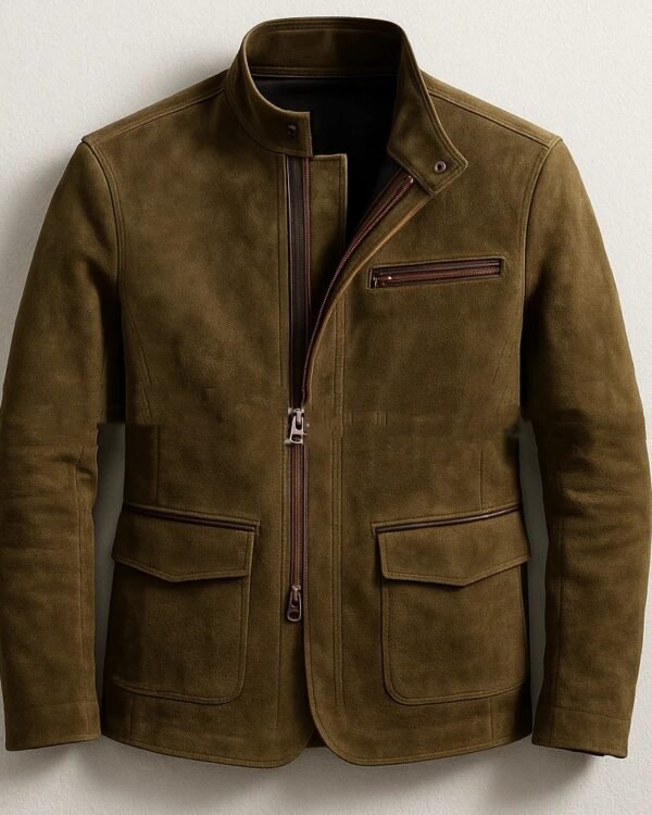 Vintage Suede Zip Jacket