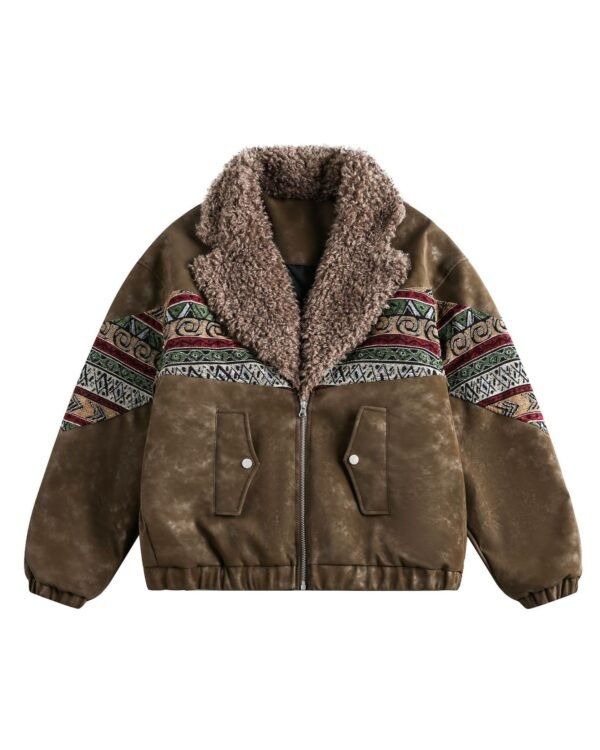 Alternative view of Shearling-Lined Utility Jacket