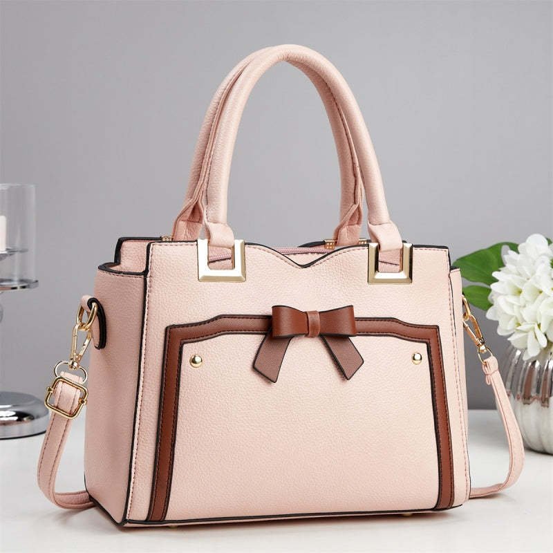 Structured Bow-Detail Tote - Image 4