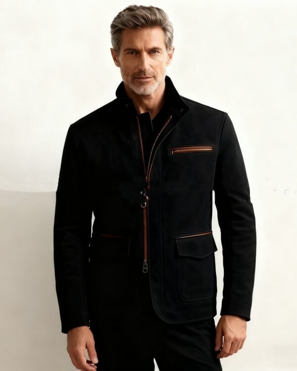 Alternative view of Vintage Suede Zip Jacket