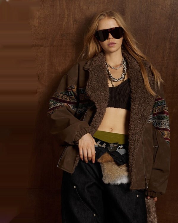 Shearling-Lined Utility Jacket