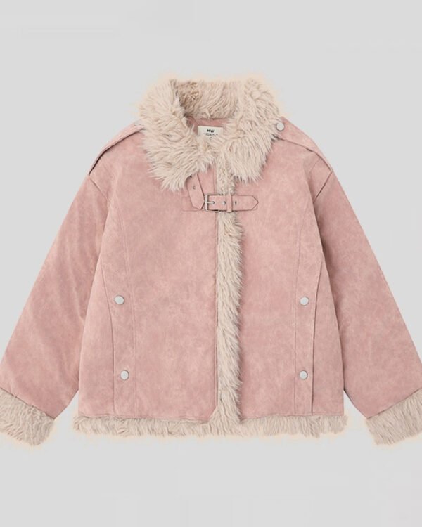 Retro Lamb Wool Winter Jacket