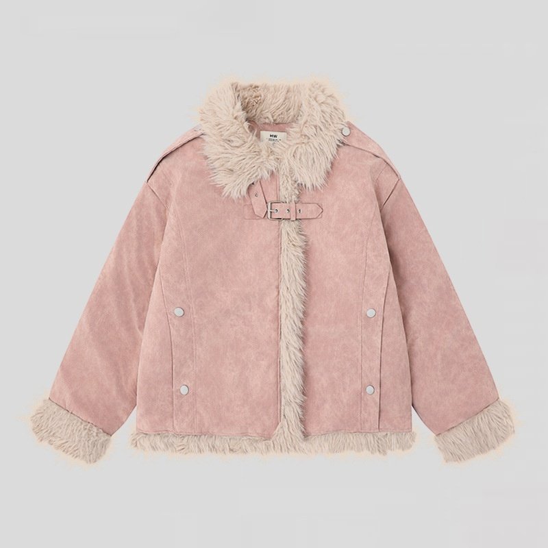 Retro Lamb Wool Winter Jacket